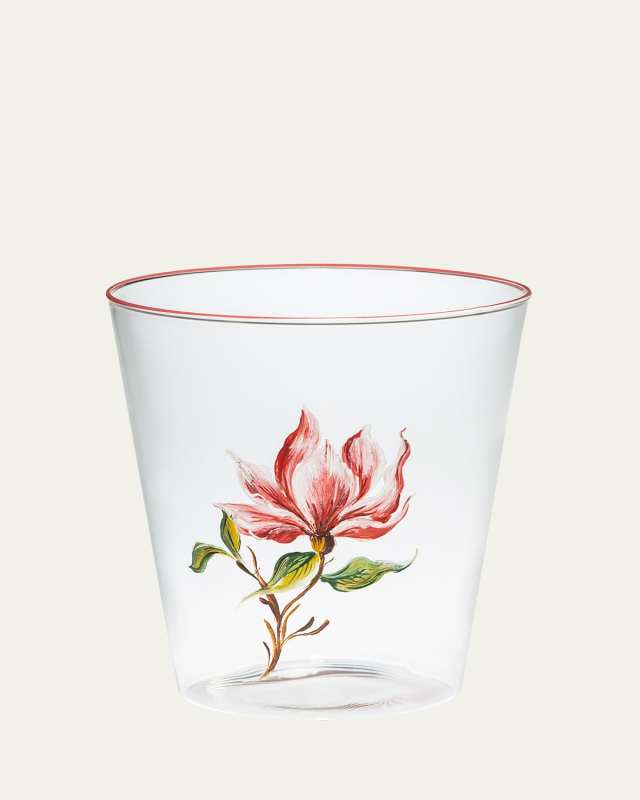 Magnolia Drinking Glass, 12 oz.